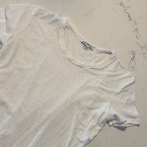 Classic White Womens James Perse T-Shirt